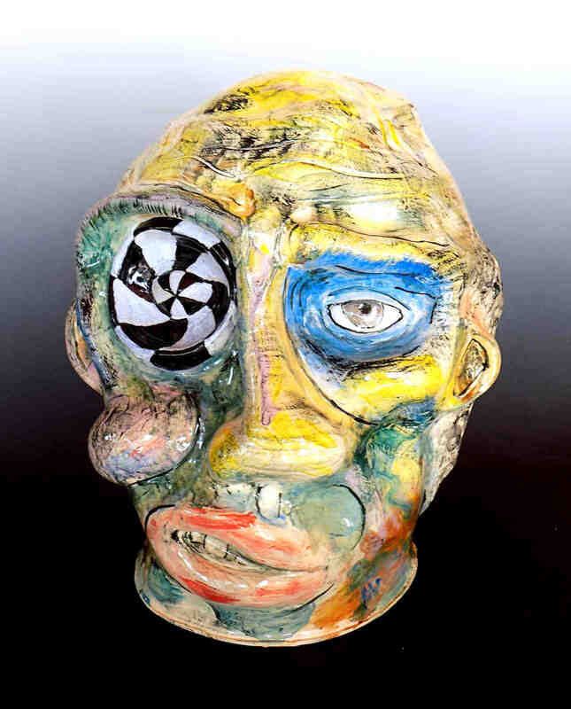 John O'Brien Artist Pottery Sculpture stoneware.